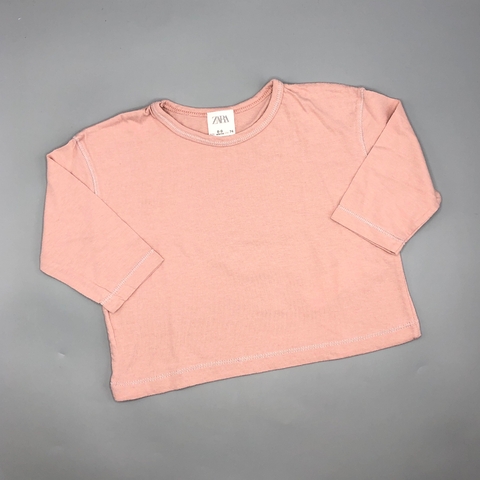 Remera Zara - Talle 6-9 meses