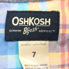 Camisa OshKosh - Talle 7 años - Baby Back Sale SAS