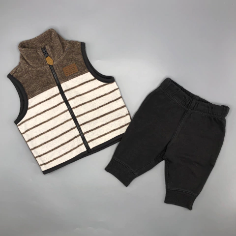 Conjunto Abrigo + Pantalón Carters - Talle 3-6 meses - SEGUNDA SELECCIÓN