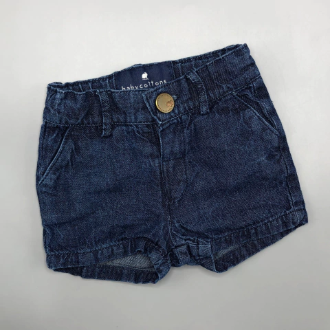 Short/bermuda Baby Cottons - Talle 0-3 meses