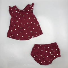 Conjunto Remera + Short Old Navy - Talle 6-9 meses - SEGUNDA SELECCIÓN