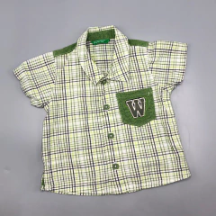 Camisa Benetton - Talle 6-9 meses - SEGUNDA SELECCIÓN