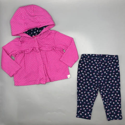Conjunto Abrigo + Pantalón Carters - Talle 9-12 meses - SEGUNDA SELECCIÓN