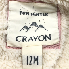 Campera abrigo Crayón - Talle 12-18 meses - SEGUNDA SELECCIÓN