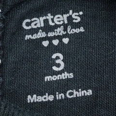 Body Carters - Talle 3-6 meses - SEGUNDA SELECCIÓN