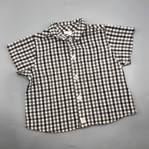 Camisa Grisino - Talle 6-9 meses - SEGUNDA SELECCIÓN