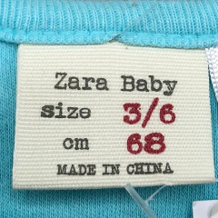 Body Zara - Talle 3-6 meses - Baby Back Sale SAS