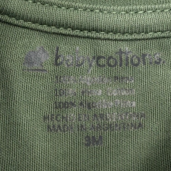 Body Baby Cottons - Talle 3-6 meses - SEGUNDA SELECCIÓN