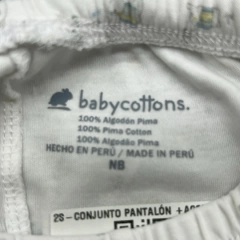 Conjunto Pantalón +Accesorio Baby Cottons - Talle 0-3 meses - SEGUNDA SELECCIÓN - tienda online
