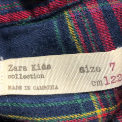 Camisa Zara - Talle 7 años - SEGUNDA SELECCIÓN - Baby Back Sale SAS