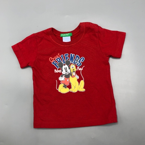 Remera Benetton - Talle 0-3 meses