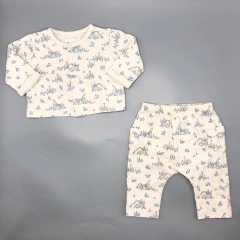 Conjunto Abrigo + Pantalón Baby Cottons - Talle 3-6 meses - SEGUNDA SELECCIÓN