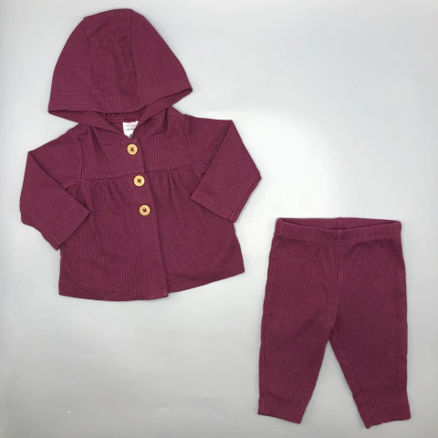 Conjunto Abrigo + Pantalón Carters - Talle 3-6 meses - SEGUNDA SELECCIÓN