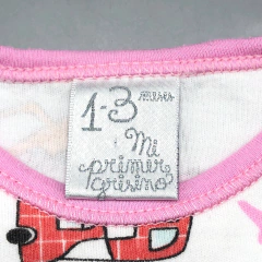 Remera Grisino - Talle 0-3 meses - SEGUNDA SELECCIÓN - tienda online