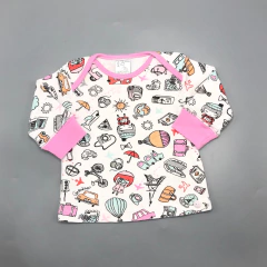 Remera Grisino - Talle 0-3 meses - SEGUNDA SELECCIÓN