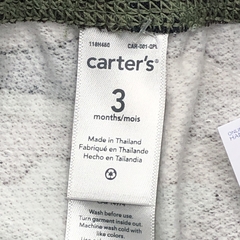 Jogging Baby GAP Talle 3 meses algodón camuflado verde militar (28 cm largo-con frisa) -1 - Baby Back Sale SAS