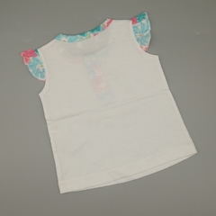 Remera NUEVA Arroz con Leche Talle 3 meses mangas floreadas - comprar online