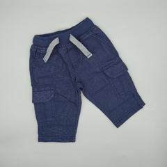 Pantalón Carters Talle 3 meses azul cargo