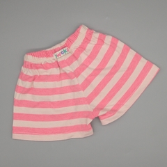 Short Owoko Talle 2 (6 meses) rayas rosas - algodón