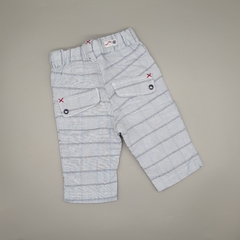 Pantalón Pillin Talle 0 meses celeste rayas - Talle 0-3 meses - comprar online