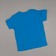 Remera Primark Talle 6-9 meses azul estampa LITTLE BUT LOUD - comprar online