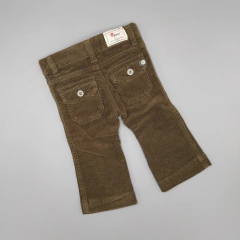 Pantalón Paula Cahen D Anvers Talle 6 meses corderoy verde militar - Largo 37cm - comprar online