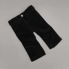 Segunda Selección - Pantalón Paula Cahen D Anvers Talle 3 meses corderoy negro (34 cm largo)