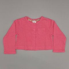 Remera Carters Talle 6 meses fucsia botones marrón
