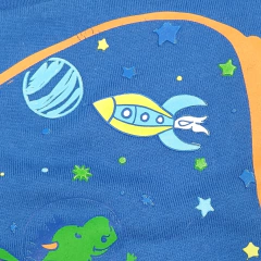 Segunda Selección - Remera Grisino Talle 1-3 meses azul espacio - Baby Back Sale SAS