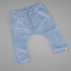 Legging Talle 6 meses plush celeste - Largo 33cm