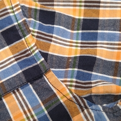 Segunda Selección - Camisa Baby GAP Talle 6-12 meses cuadrillè - naranja azul negro - Baby Back Sale SAS