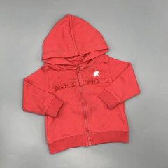 Segunda Selección - Campera Baby Cottons Talle 3 meses algodón fucsia volados (sin frisa)