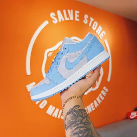 Air Jordan 1 Low o Football Grey Aluminum