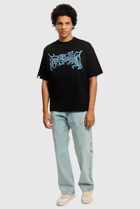 Camiseta Baw Oversized Thug Lightning
