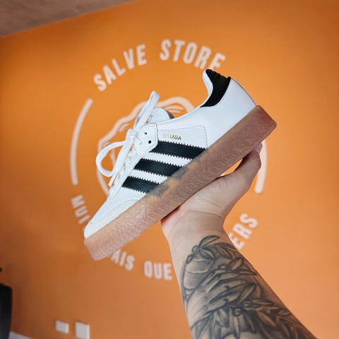 Adidas Sambae o Cloud White Metallic Gold