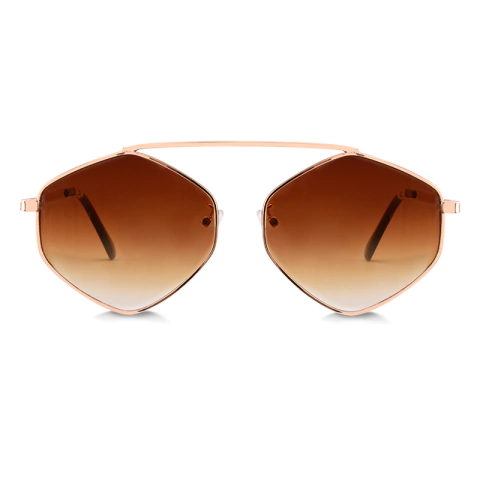 Óculos de Sol Feminino Hexagonal Aviador Paola