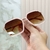 Óculos de Sol Feminino Quadrado Cereja - comprar online