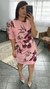MHP 8195 - Vestido T-Shirt Flor Marsala