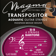 GAT-BARI ENCORDADO TRANSPOSITOR PARA GUITARRA ACÚSTICA SI-B