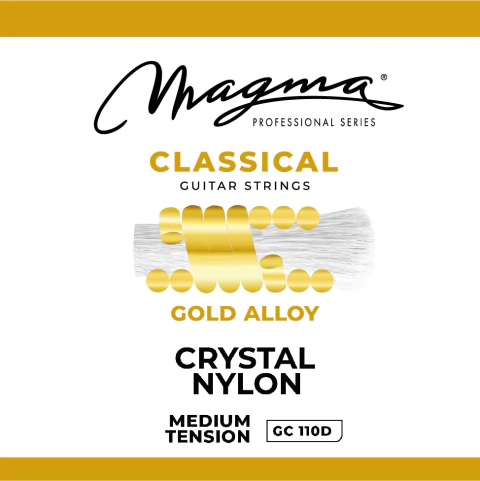 GC110D ENCORDADO DORADO TENSION MEDIA PARA GUITARRA CLÁSICA - comprar online