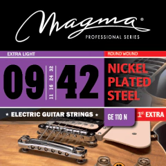GE110N ENCORDADO 009-042 PARA GUITARRA ELÉCTRICA NICKEL - Magma Store