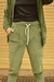 Jogging cierres plush verde alamo - comprar online