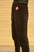 Jogging cierres plush corderoy negro - tienda online