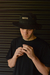 Sombrero australiano ripstop negro