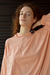 Buzo oversize manga globo rosa