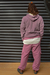 Buzo canguro plush corderoy rosa - comprar online