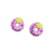Aplique Donuts Rosa Flor Amarela Loja Henrikei Artes