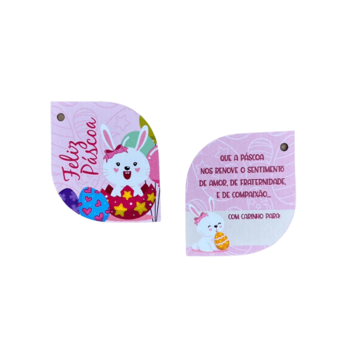 Tag Personalizada Feliz Páscoa Henrikei Artes