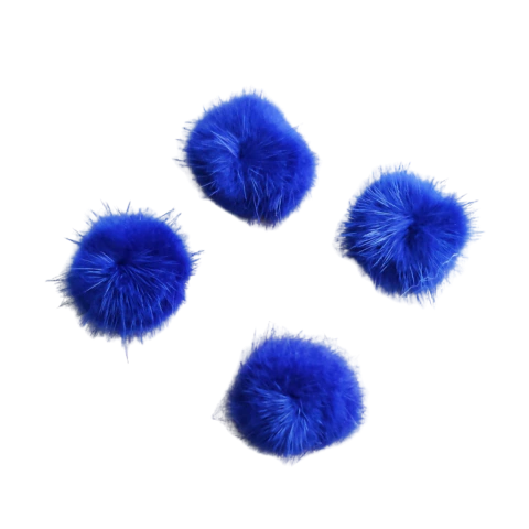 Pompom Achatado de Pelúcia 2,5 cm Henrikei Artes