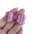 Aplique Laço Acrílico Glitter Fino (5 cm) Cor Rosa Loja Henrikei Artes